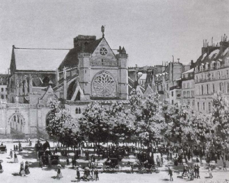  The Church of St Germain i-Auxerrois in Paris